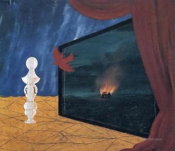 nocturno 1925 surrealista Pinturas al óleo